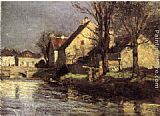 Theodore Clement Steele Canal, Schlessheim painting